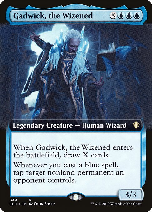 Gadwick, the Wizened (Extended Art) - Throne of Eldraine