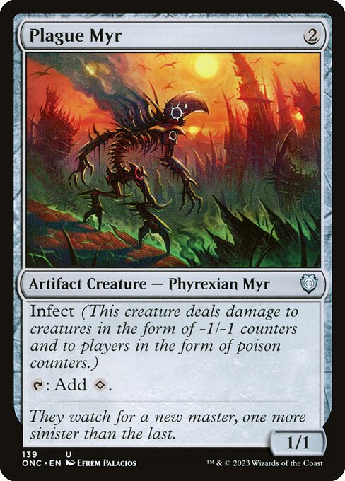 Plague Myr - Commander: Phyrexia: All Will Be One