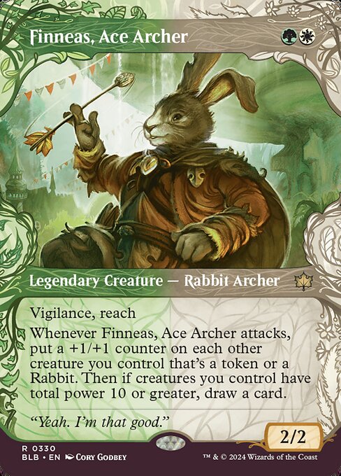Finneas, Ace Archer (Showcase) (Foil) - Bloomburrow