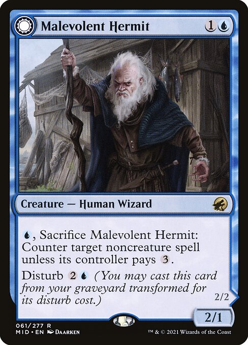 Malevolent Hermit - Innistrad: Midnight Hunt