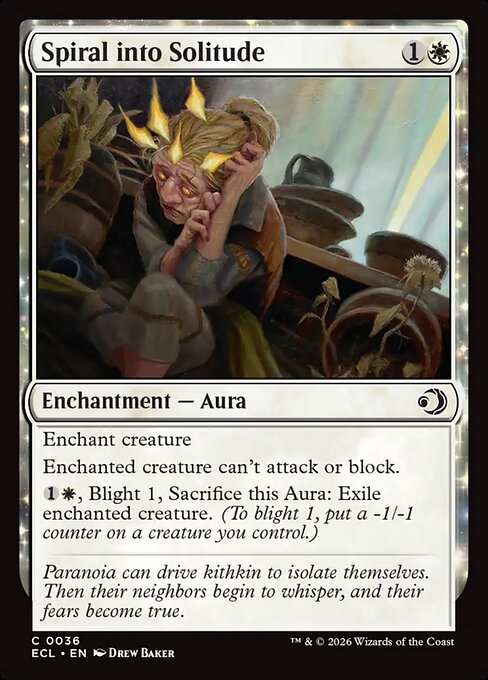 Spiral into Solitude (Foil) - Lorwyn Eclipsed