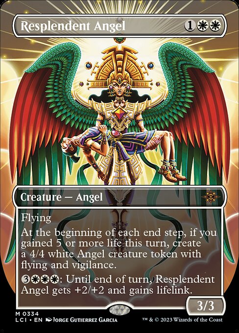 Resplendent Angel (Borderless) - The Lost Caverns of Ixalan