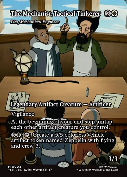 The Mechanist, Tactical Tinkerer - Lita, Mechanical Engineer (Borderless) - Avatar: The Last Airbender: Eternal-Legal