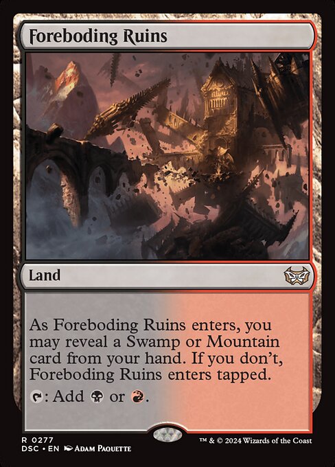 Foreboding Ruins - Commander: Duskmourn: House of Horror