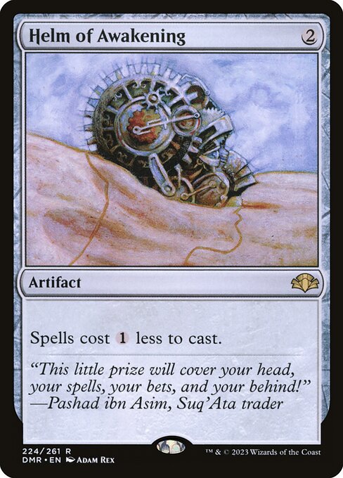 Helm of Awakening (Borderless) (Foil) - Dominaria Remastered