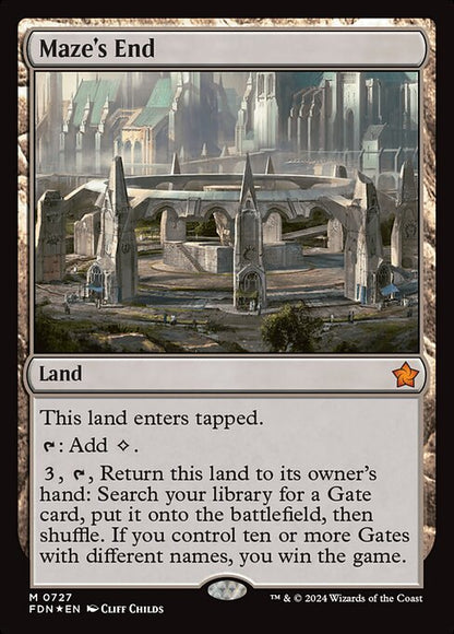 Maze's End (Foil) - Foundations