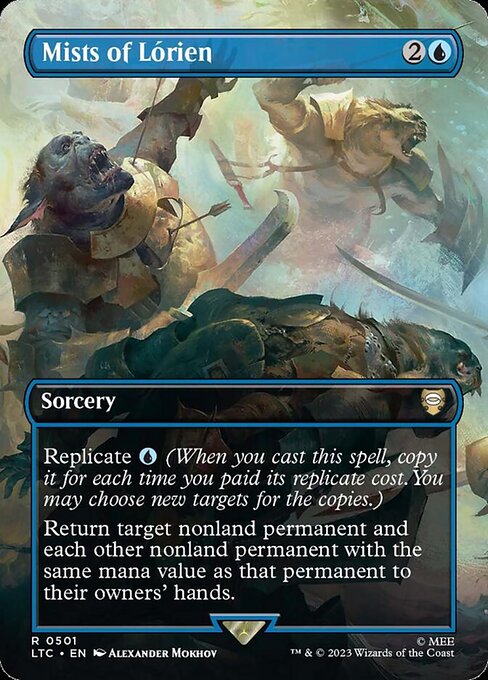 Mists of Lorien (Borderless) - Commander: The Lord of the Rings: Tales of Middle-earth