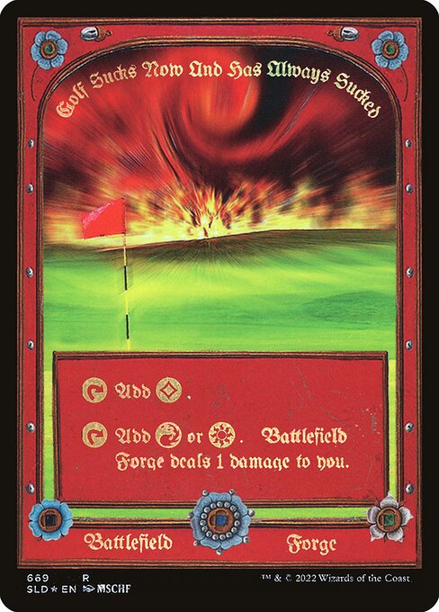 Plains // Battlefield Forge (Foil) - Secret Lair Drop Series
