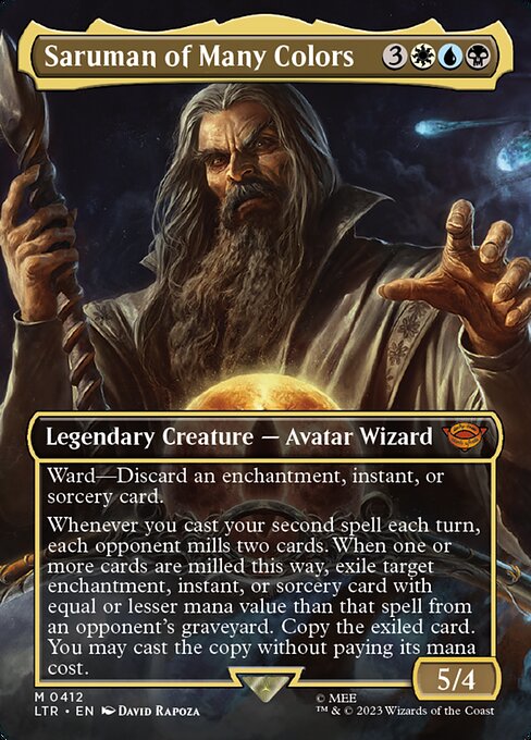 Saruman of Many Colors (Borderless) - Universes Beyond: The Lord of the Rings: Tales of Middle-earth