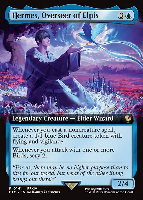 Hermes, Overseer of Elpis (Extended Art) - Commander: FINAL FANTASY