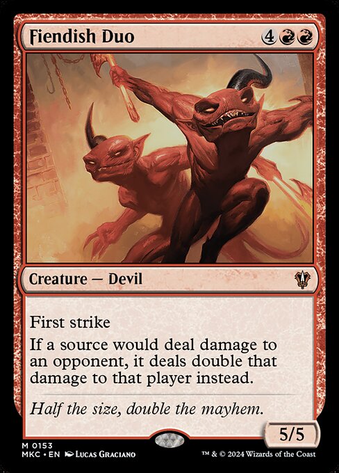 Fiendish Duo (Foil) - Magic Game Night 2019