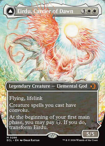 Eirdu, Carrier of Dawn (Borderless) - Lorwyn Eclipsed