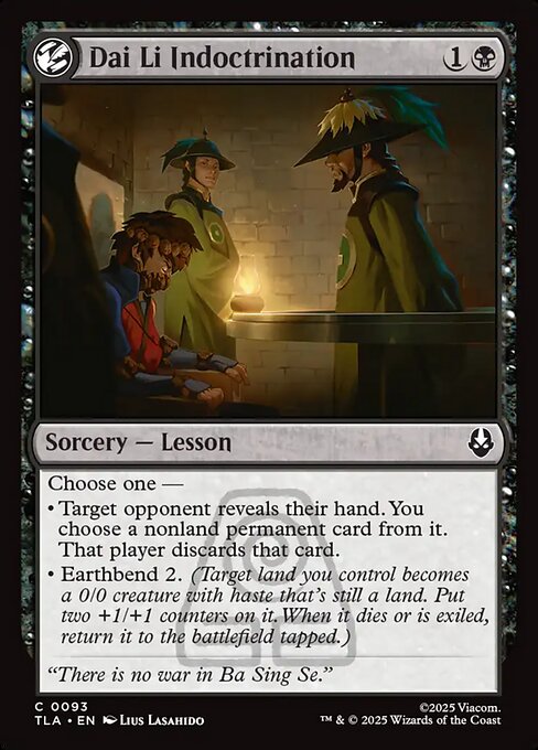 Dai Li Indoctrination (Foil) - Avatar: The Last Airbender