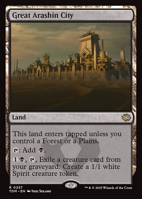 Great Arashin City (Borderless) (Foil) - Tarkir: Dragonstorm