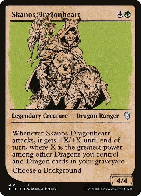 Skanos Dragonheart (Showcase) - Commander Legends: Battle for Baldur's Gate