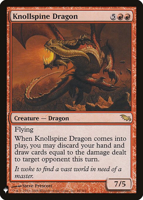 Knollspine Dragon - The List Reprints