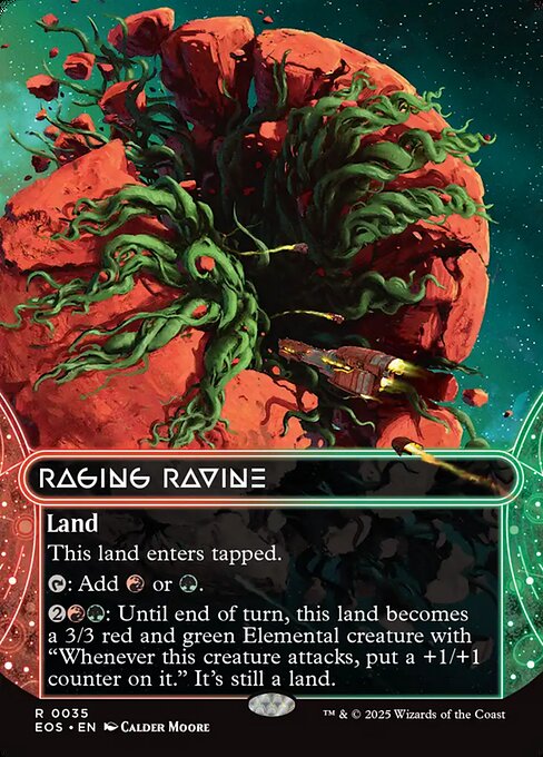 Raging Ravine (0035) (Borderless) - Edge of Eternities: Stellar Sights