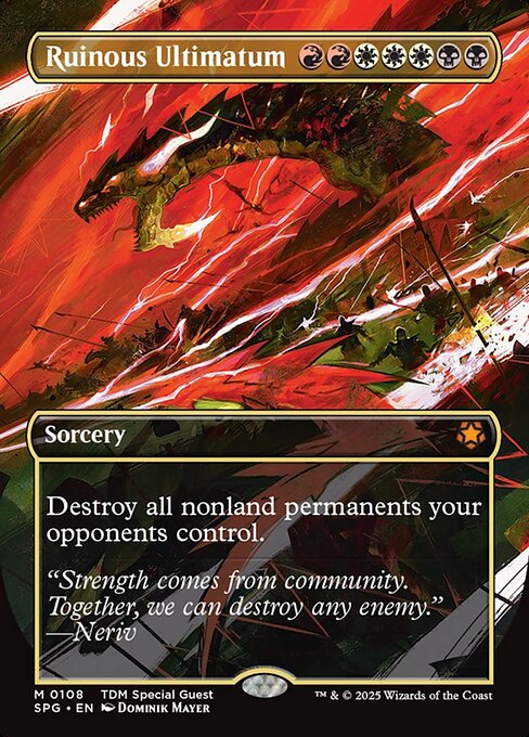 Ruinous Ultimatum (Borderless) - Special Guests