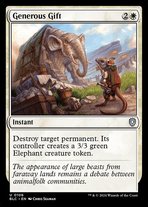 Generous Gift - Commander: Bloomburrow