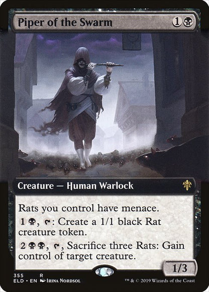 Piper of the Swarm (Extended Art) - Throne of Eldraine