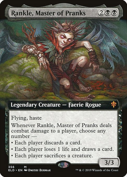 Rankle, Master of Pranks (Extended Art) - Throne of Eldraine