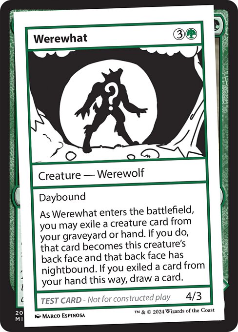 Werewhat - Mystery Booster 2 Playtest Cards