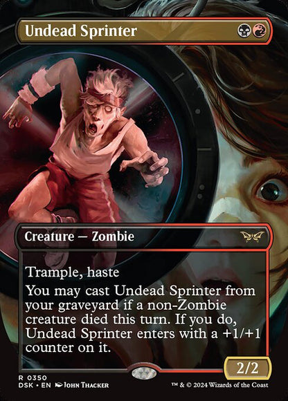 Undead Sprinter (Borderless) - Duskmourn: House of Horror