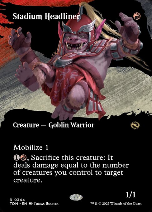 Stadium Headliner (Borderless) (Foil) - Tarkir: Dragonstorm