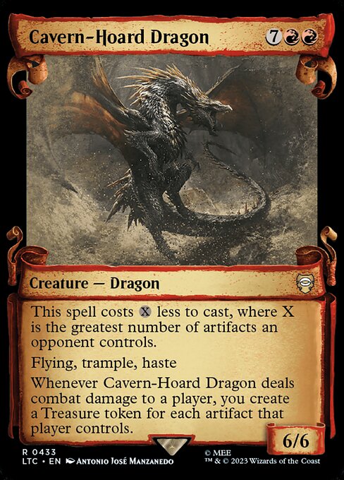 Cavern-Hoard Dragon - Commander: The Lord of the Rings: Tales of Middle-earth