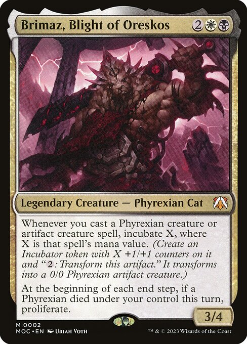 Brimaz, Blight of Oreskos - Commander: March of the Machine