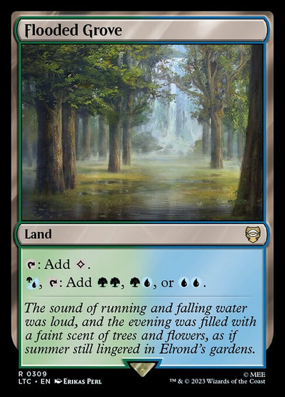 Flooded Grove - Commander: The Lord of the Rings: Tales of Middle-earth