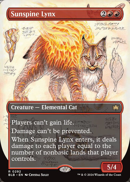Sunspine Lynx (Borderless) - Bloomburrow