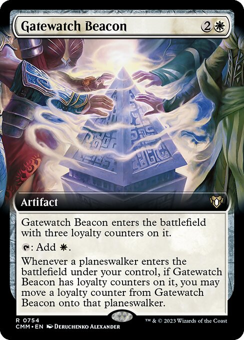 Gatewatch Beacon (Extended Art) - Commander Masters