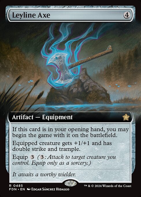 Leyline Axe (Extended Art) - Foundations