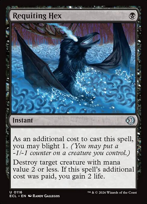 Requiting Hex (Foil) - Lorwyn Eclipsed
