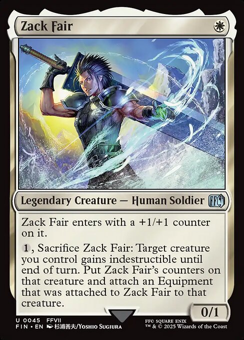 Zack Fair (Foil) - FINAL FANTASY