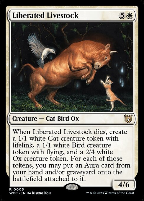 Liberated Livestock - Commander: Wilds of Eldraine