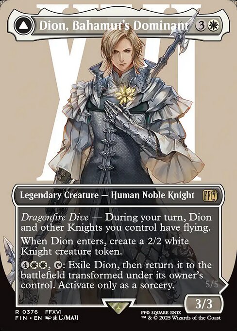 Dion, Bahamut's Dominant (Borderless) - FINAL FANTASY