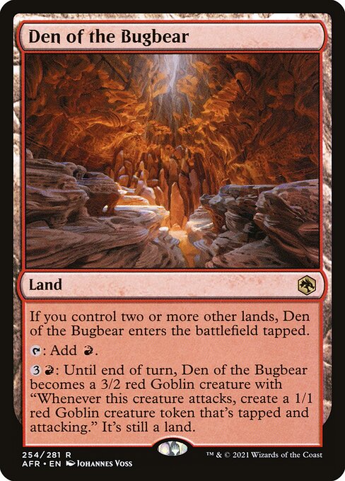 Den of the Bugbear (Foil) - Adventures in the Forgotten Realms