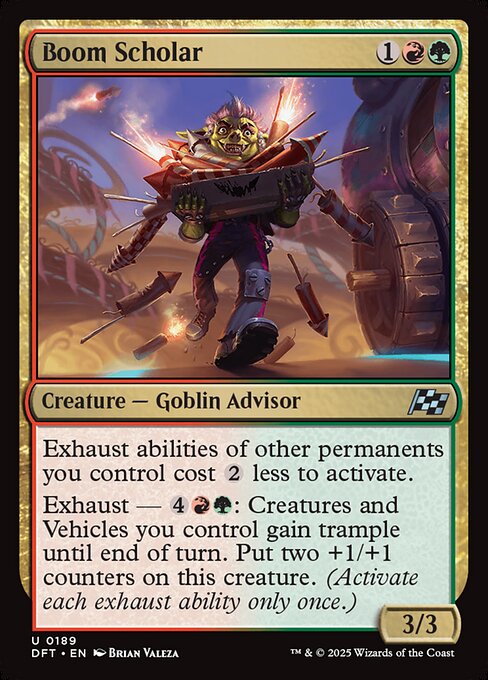 Boom Scholar (Foil) - Aetherdrift