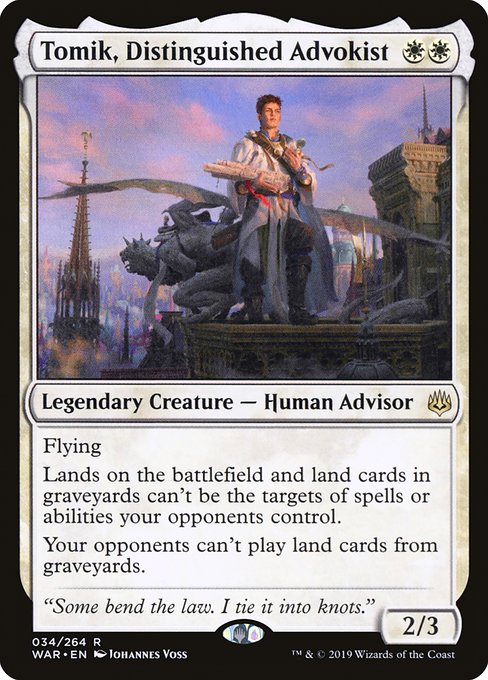 Tomik, Distinguished Advokist - War of the Spark