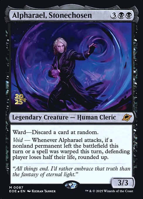 Alpharael, Stonechosen - Prerelease Cards