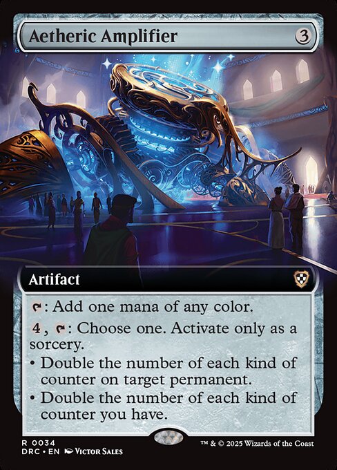 Aetheric Amplifier (Extended Art) - Commander: Aetherdrift
