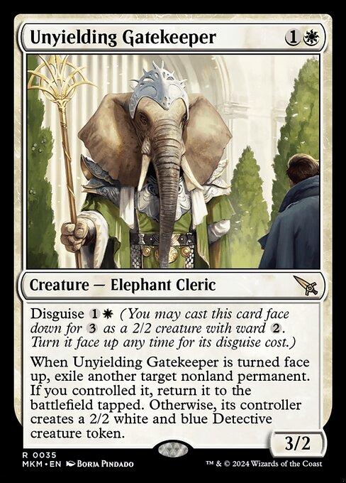 Unyielding Gatekeeper (Foil) - Murders at Karlov Manor