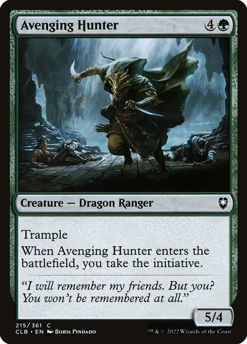 Avenging Hunter - Commander Legends: Battle for Baldur's Gate