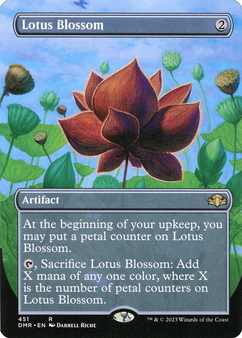 Lotus Blossom (Borderless) - Dominaria Remastered