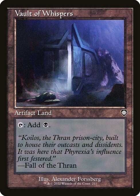 Vault of Whispers (Retro Frame) - Commander: The Brothers' War