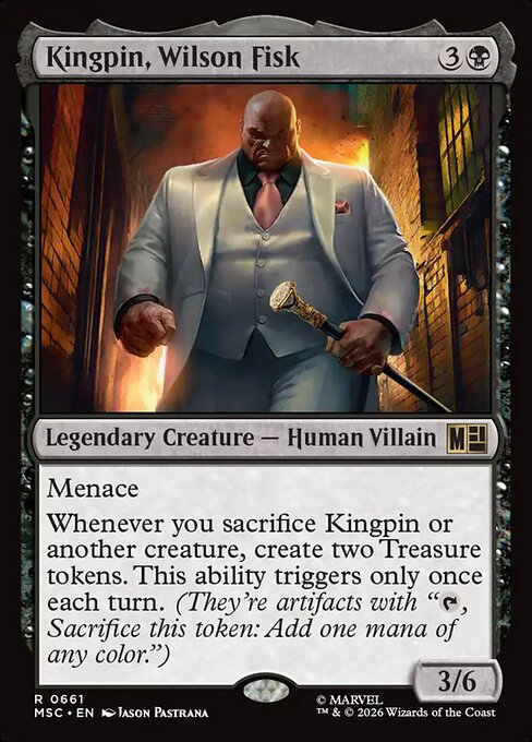 Kingpin, Wilson Fisk - Commander: Marvel Super Heroes