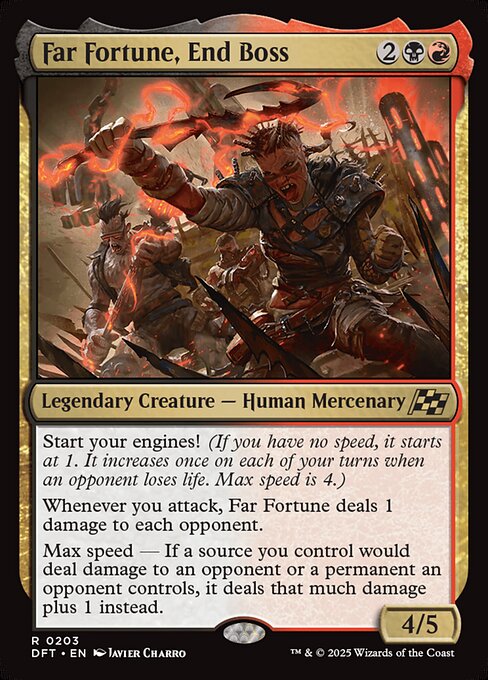 Far Fortune, End Boss (Foil) - Aetherdrift
