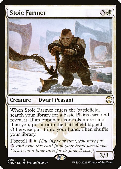Stoic Farmer - Commander: Kaldheim